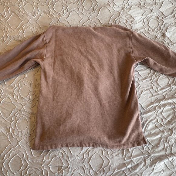 🚨SOLD🚨NWOT PINK Victoria's Secret Campus Sweatshirt - Cocoa - Picture 5 of 5